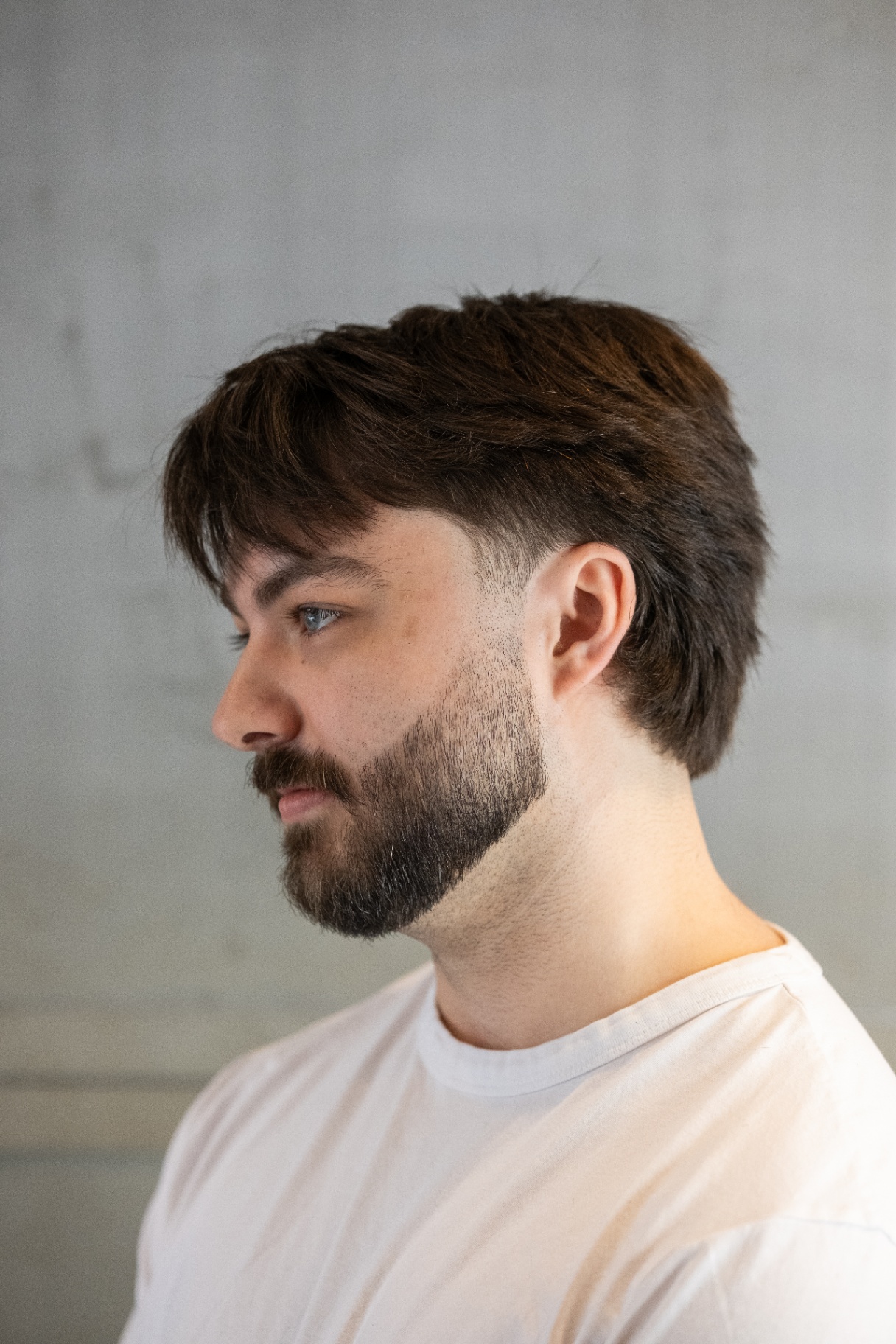 Fondu bas avec barbe complète